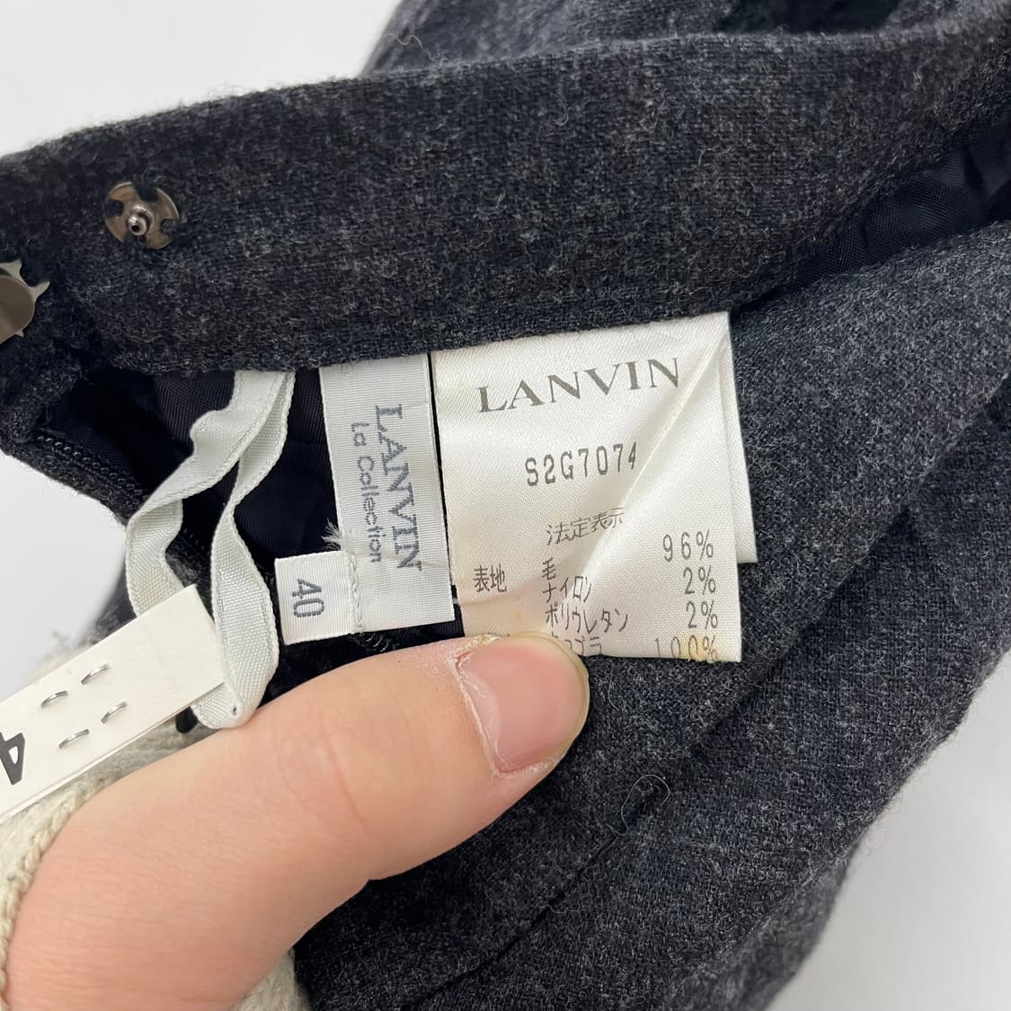 랑방 플리츠 스커트 허리28 상품이미지5