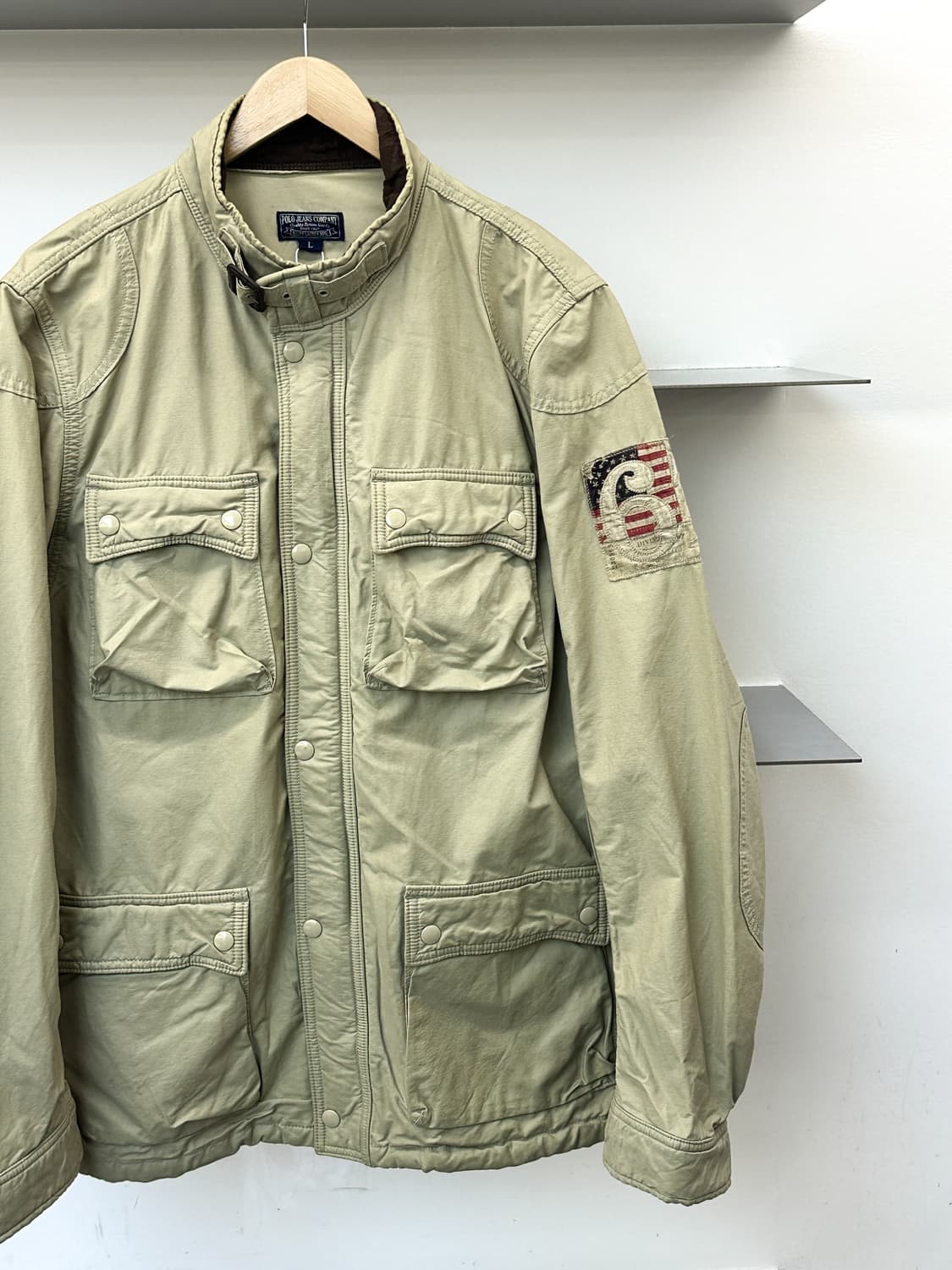 폴로 진스 컴퍼니 유틸리티 포켓 사파리 자켓 상품이미지2