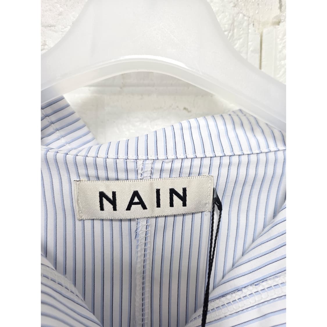 택포) 21s NAIN 스트라이프 셔츠 원피스 FREE 상품이미지2