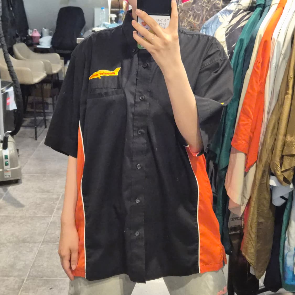 [NO.9] 빈티지 펑키 루스터레이싱 반팔 셔츠 상품이미지2