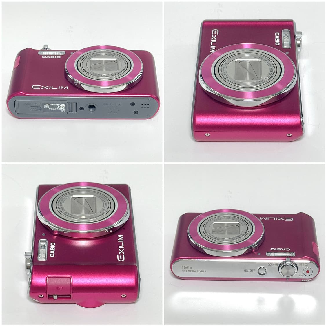 카시오 엑슬림 EX-ZS190 체리핑크 빈티지디카 상품이미지3