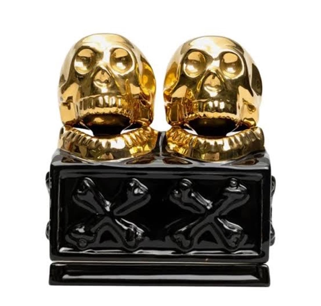 네이버후드 23SS 듀얼스컬 인센스챔버 블랙/골드 F 상품이미지1