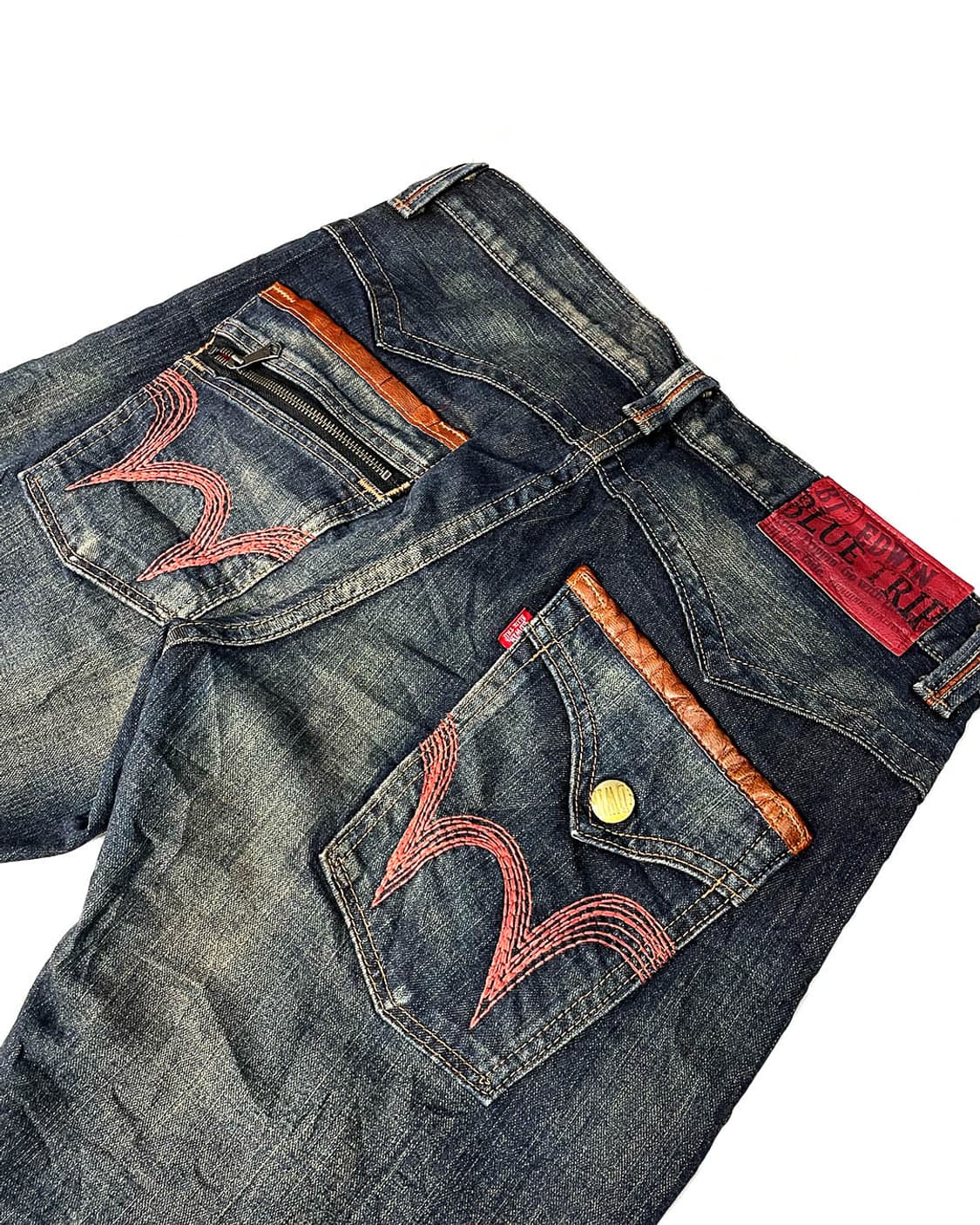 Edwin 레드 패치 데님 팬츠 상품이미지5