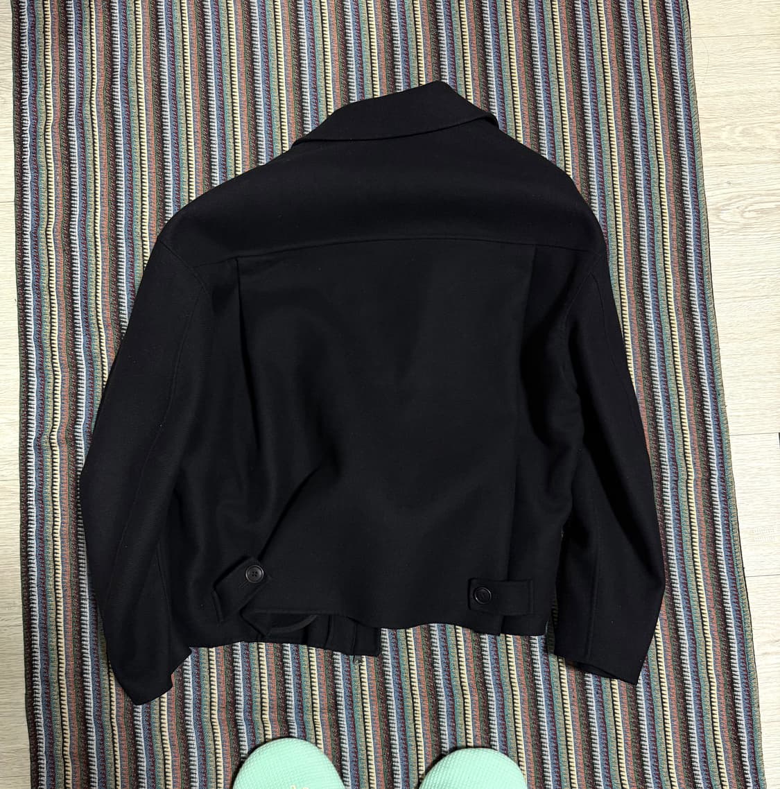 쿠어 울 캐시미어 블루종 자켓 상품이미지4