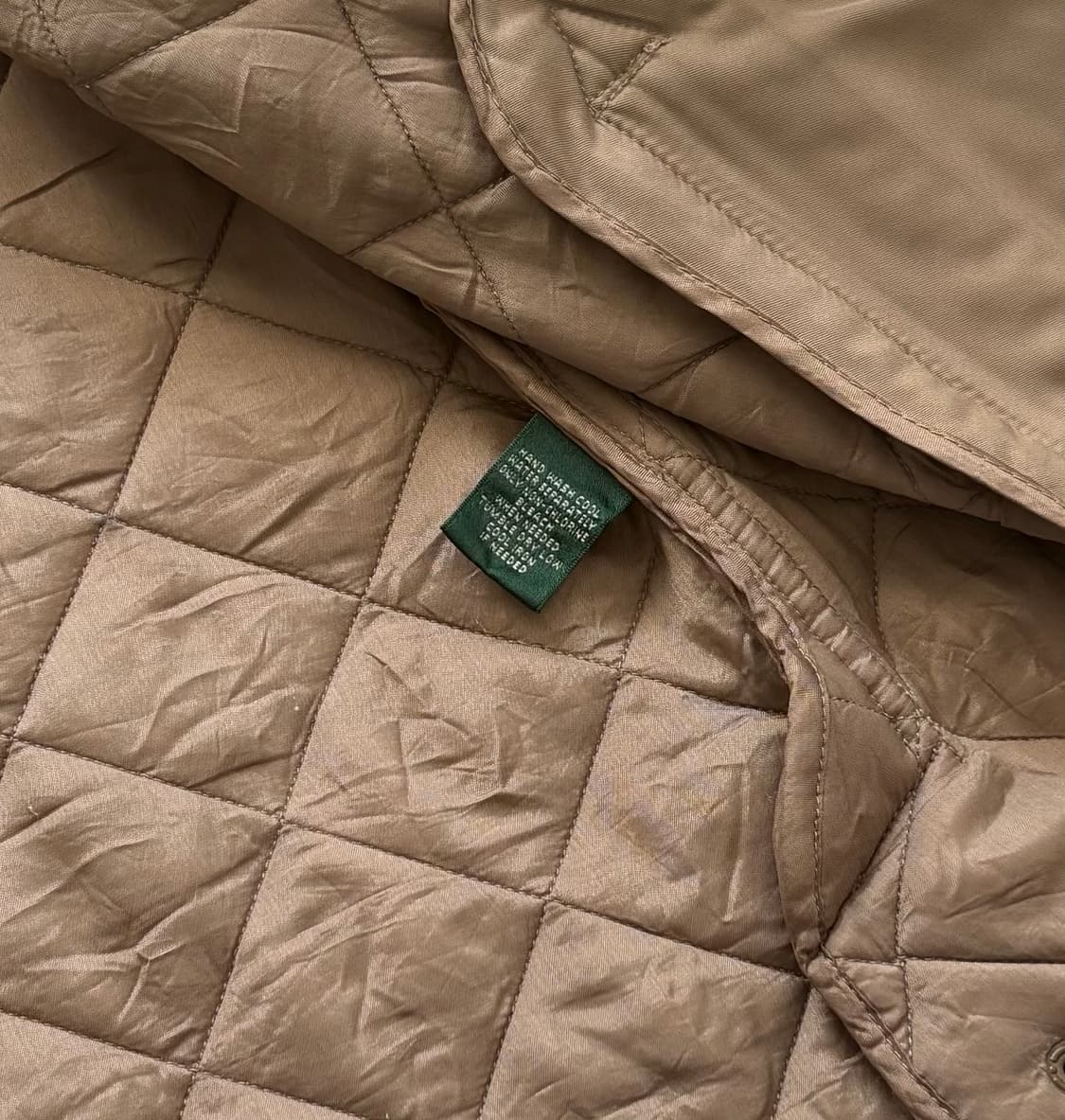 Polo 폴로랄프로렌 코듀로이 베이지 퀄팅 점퍼 상품이미지5