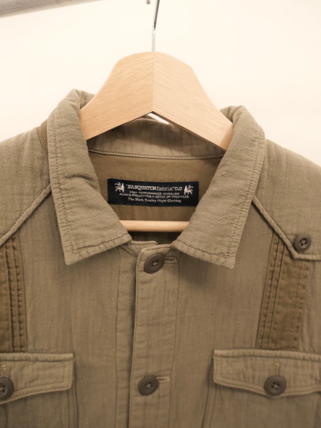 사스콰치패브릭스 코튼 포켓 셔츠 상품이미지2