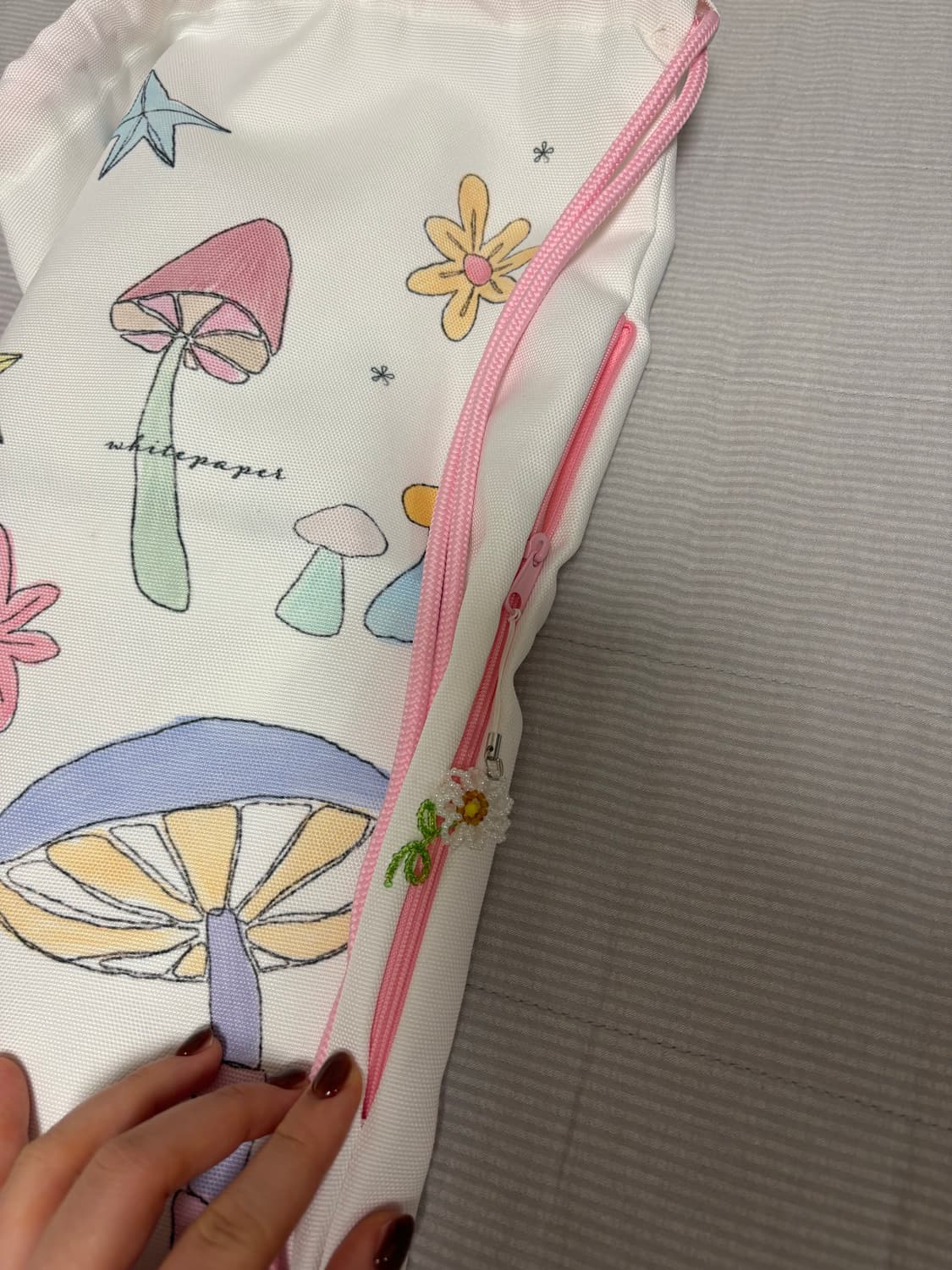 화이트페이퍼 스트링 백팩 상품이미지4