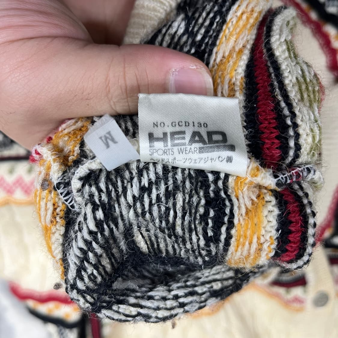 [JPN] 빈티지 노르딕 울 니트 가디건 상품이미지5