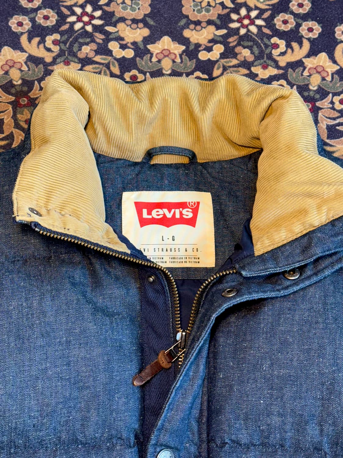 리바이스 데님 덕다운 패딩 상품이미지2