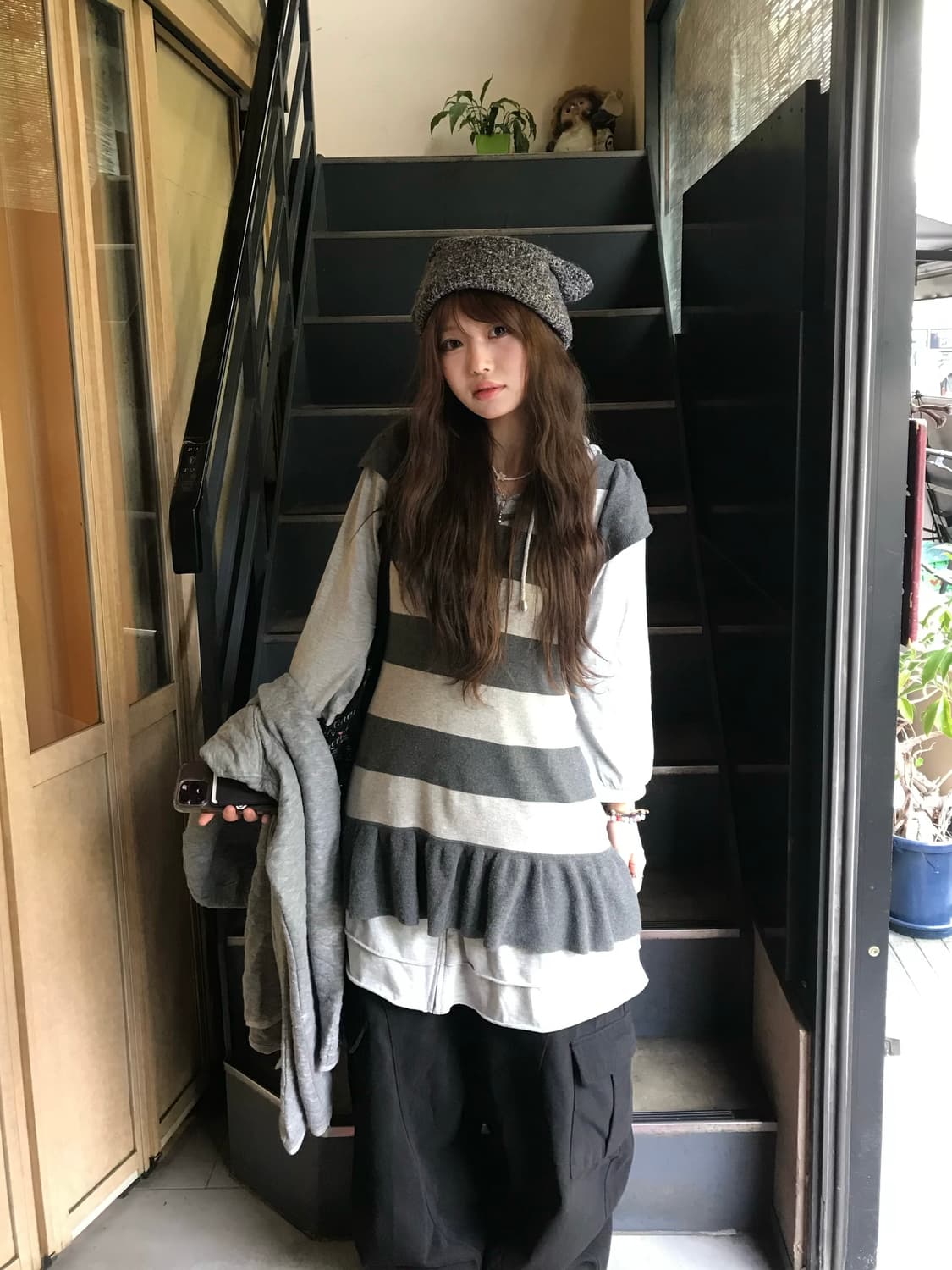 버버리 스트라이프 원피스 니혼진 코디세트 상품이미지1