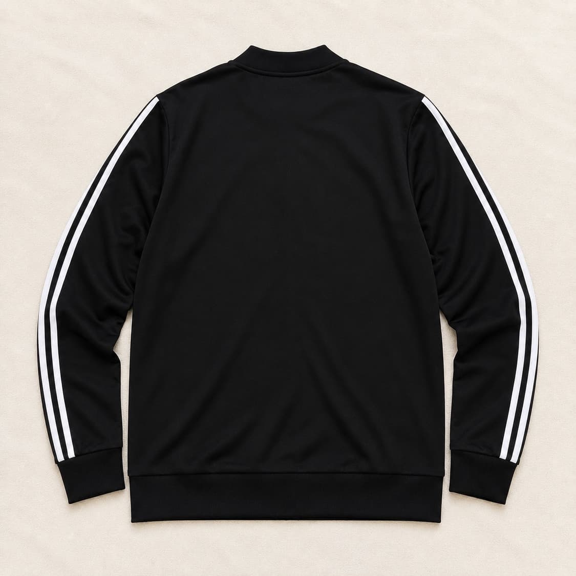 XL) Adidas 블랙 화이트 삼선 트랙 져지 상품이미지2
