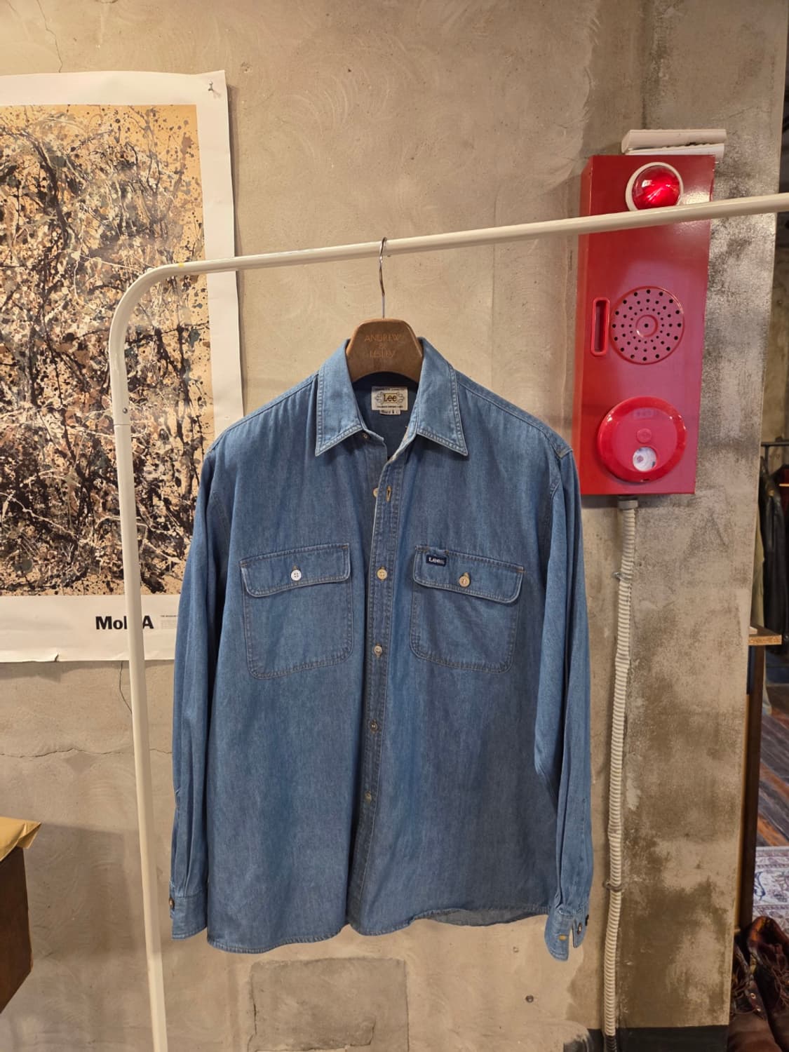 90'S 리 데님셔츠  상품이미지1