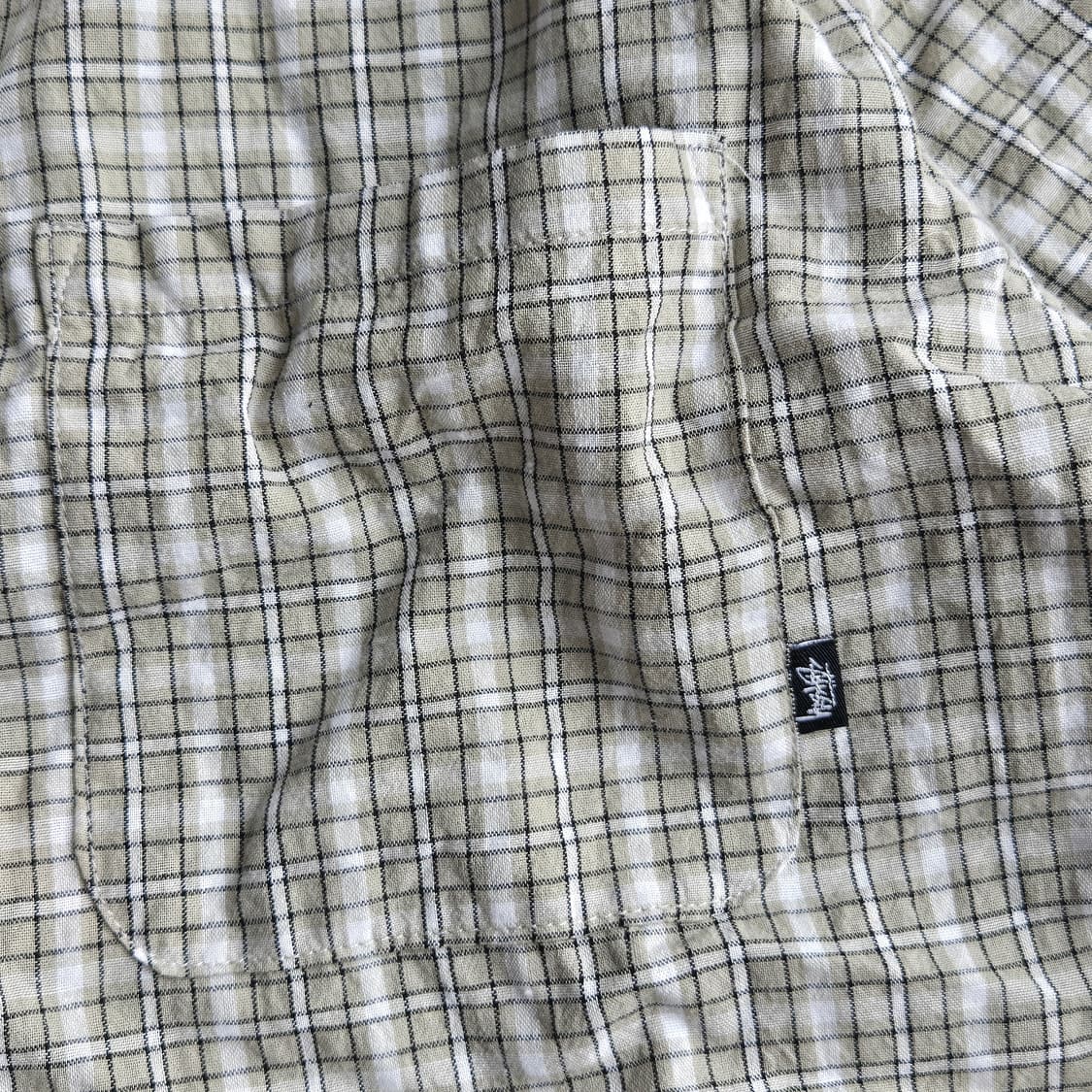 작은 녹색 스투시  버튼업 셔츠  상품이미지4