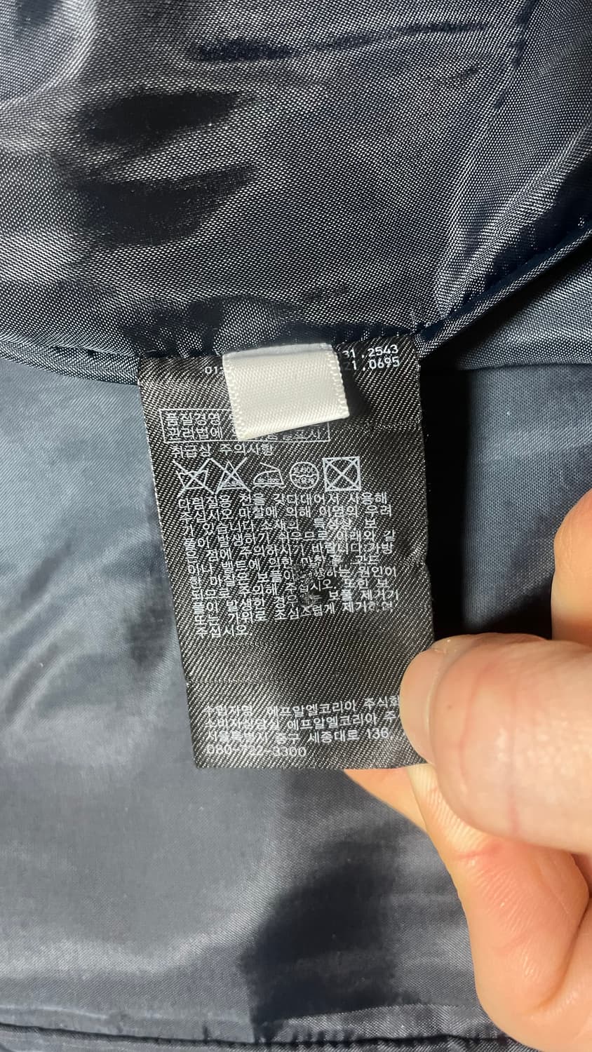 UNIQLO 유니클로 울 더플코트 네이비 S 상품이미지7