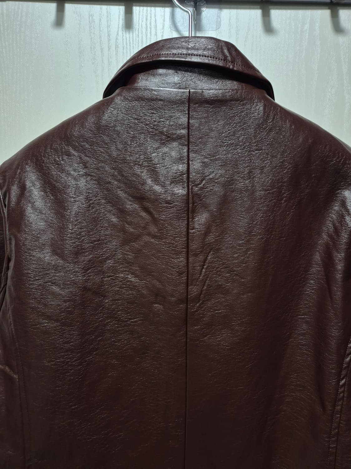 (타임세일)(새상품)SIYAZU 시야쥬 브라운 레더 자켓 상품이미지7