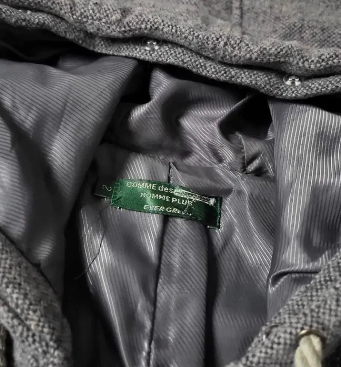 꼼데가르송 옴므 플러스 에버그린 후드자켓 상품이미지3