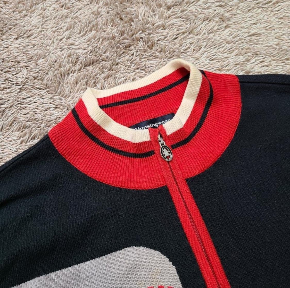 먼싱웨어 반집업 니트 상품이미지2