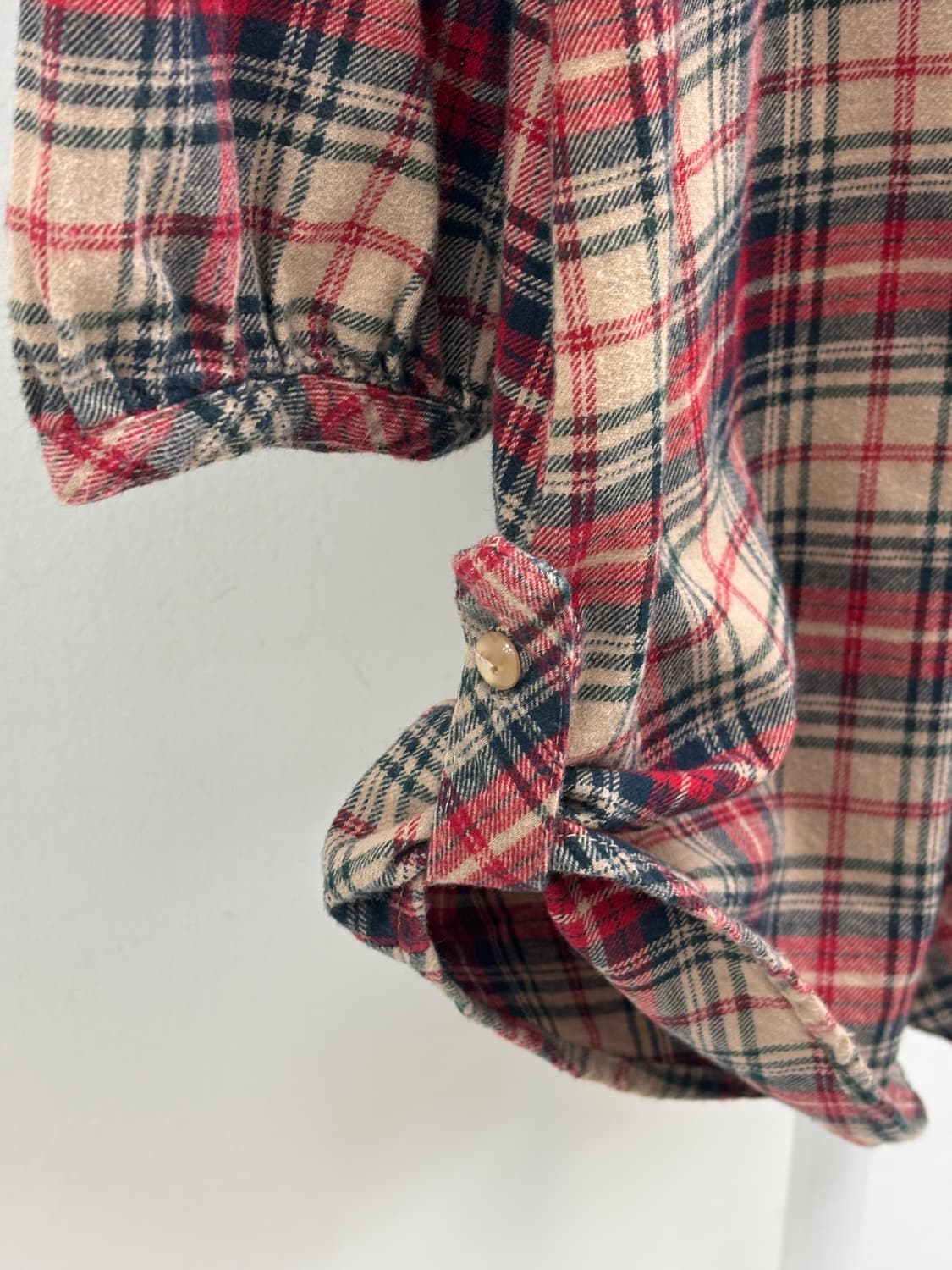 빈티지 체크 셔츠 원피스 상품이미지8