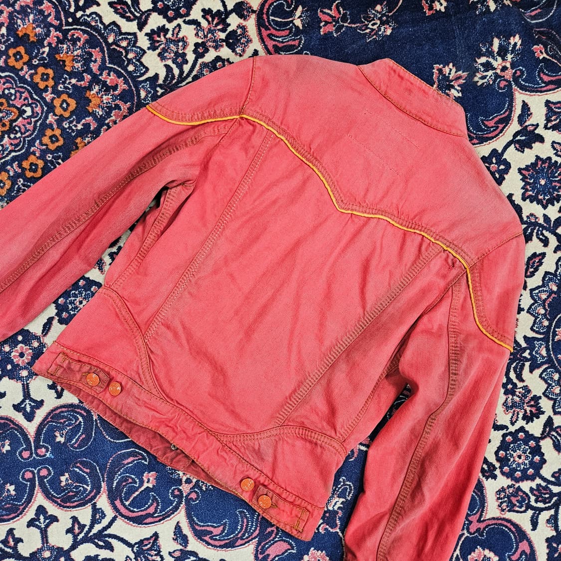 에트로(ETRO) 빈티지 데님 자켓 44-55size 상품이미지5