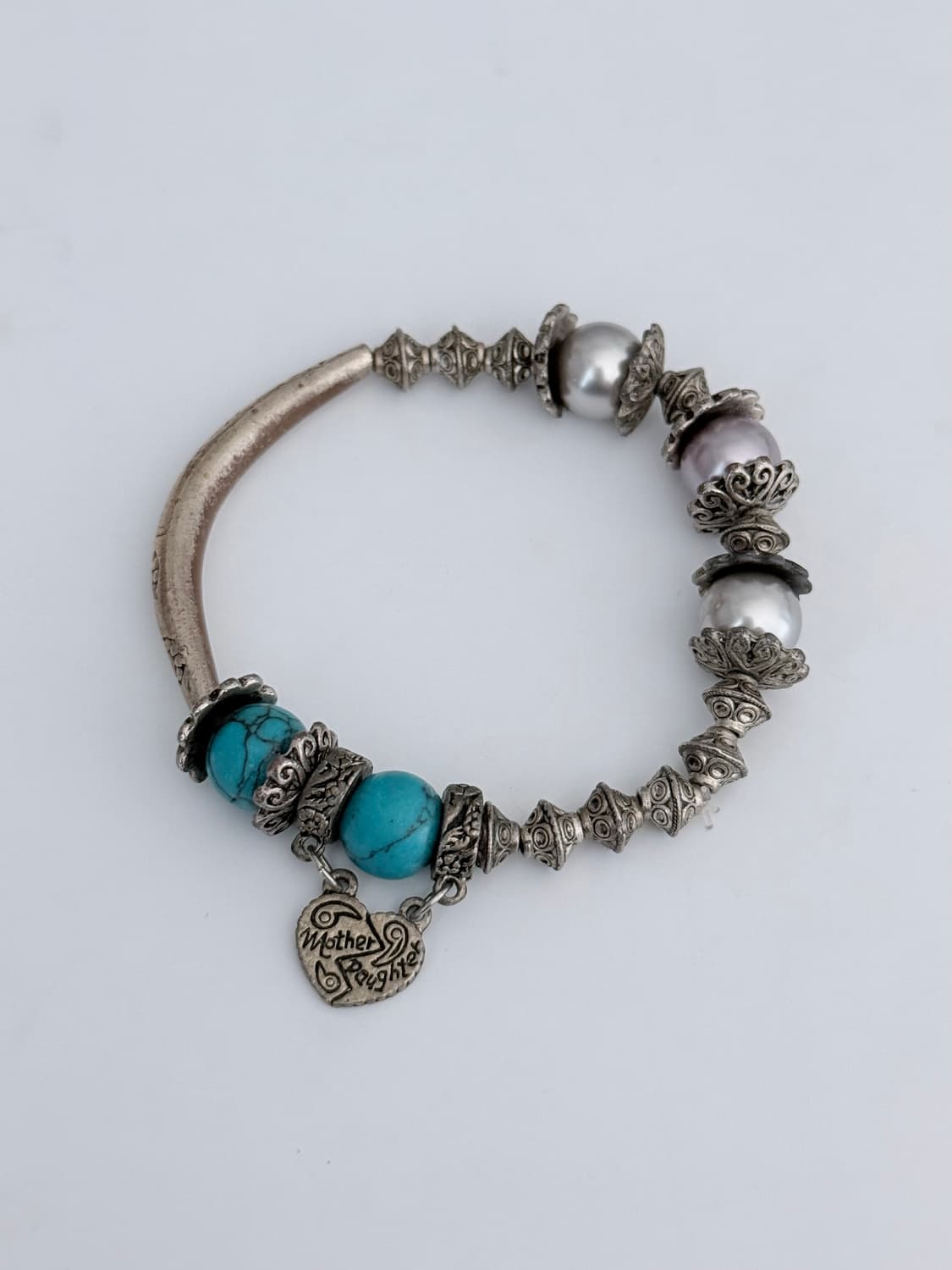 터키석 진주 팔찌 상품이미지1