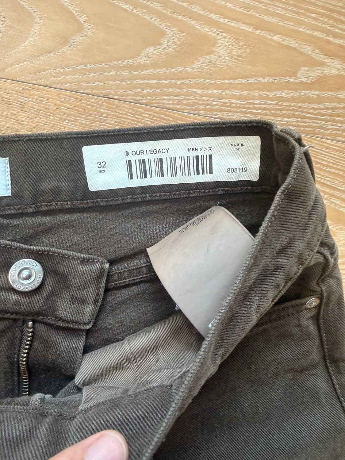 아워레가시 70s cut 브라운 데님 32 상품이미지2