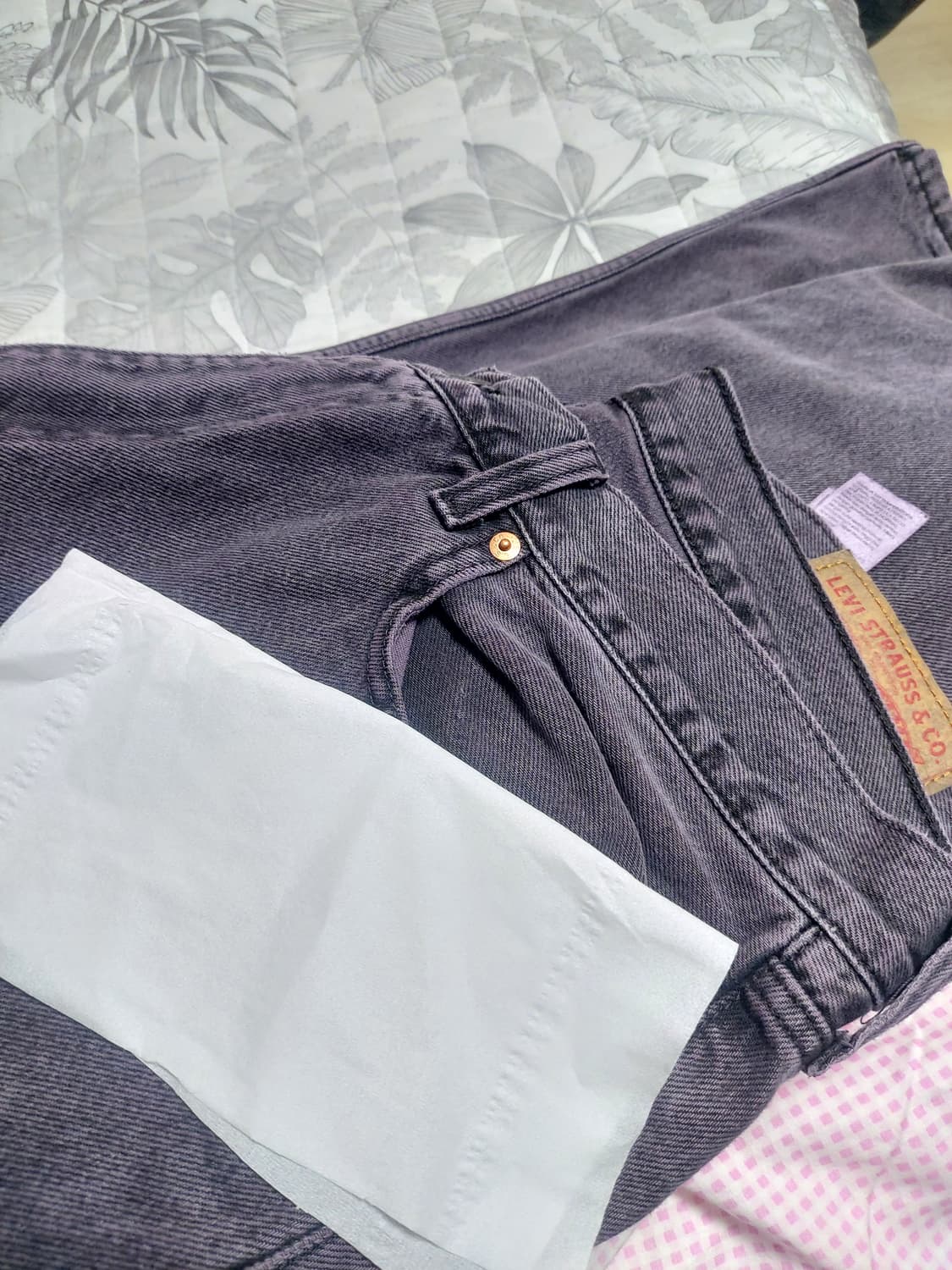 리바이스 565  루즈 스트레이트진 퍼플 Levi's 565 purple 상품이미지7