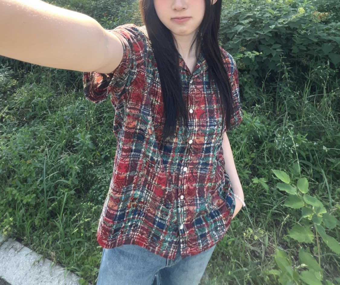 폴로 랄프로렌 페이즐리 마드라스 캠프카라 셔츠 상품이미지1