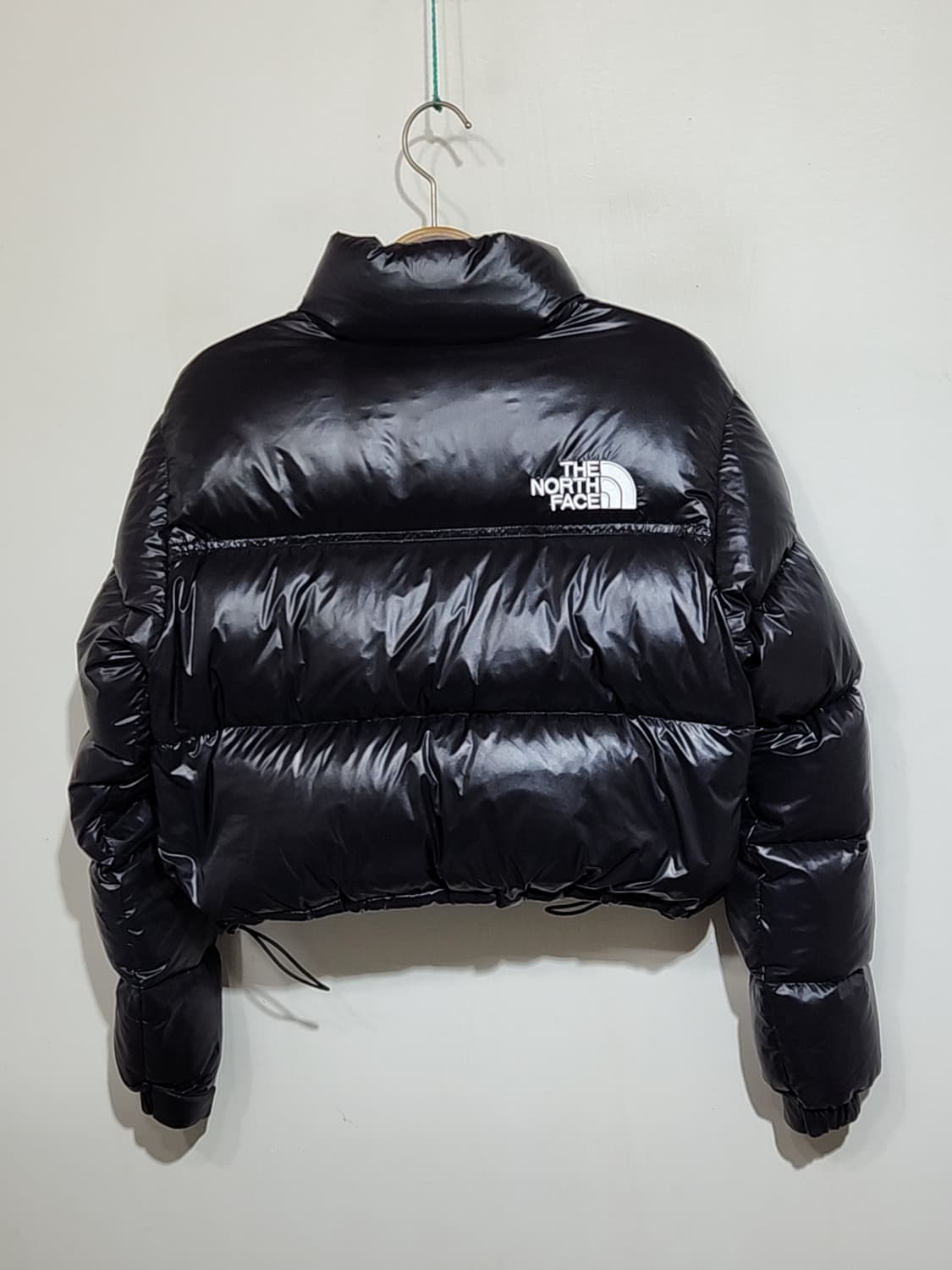 (M) 노스페이스 눕시 숏패딩 점퍼 블랙 700 다운자켓  상품이미지7