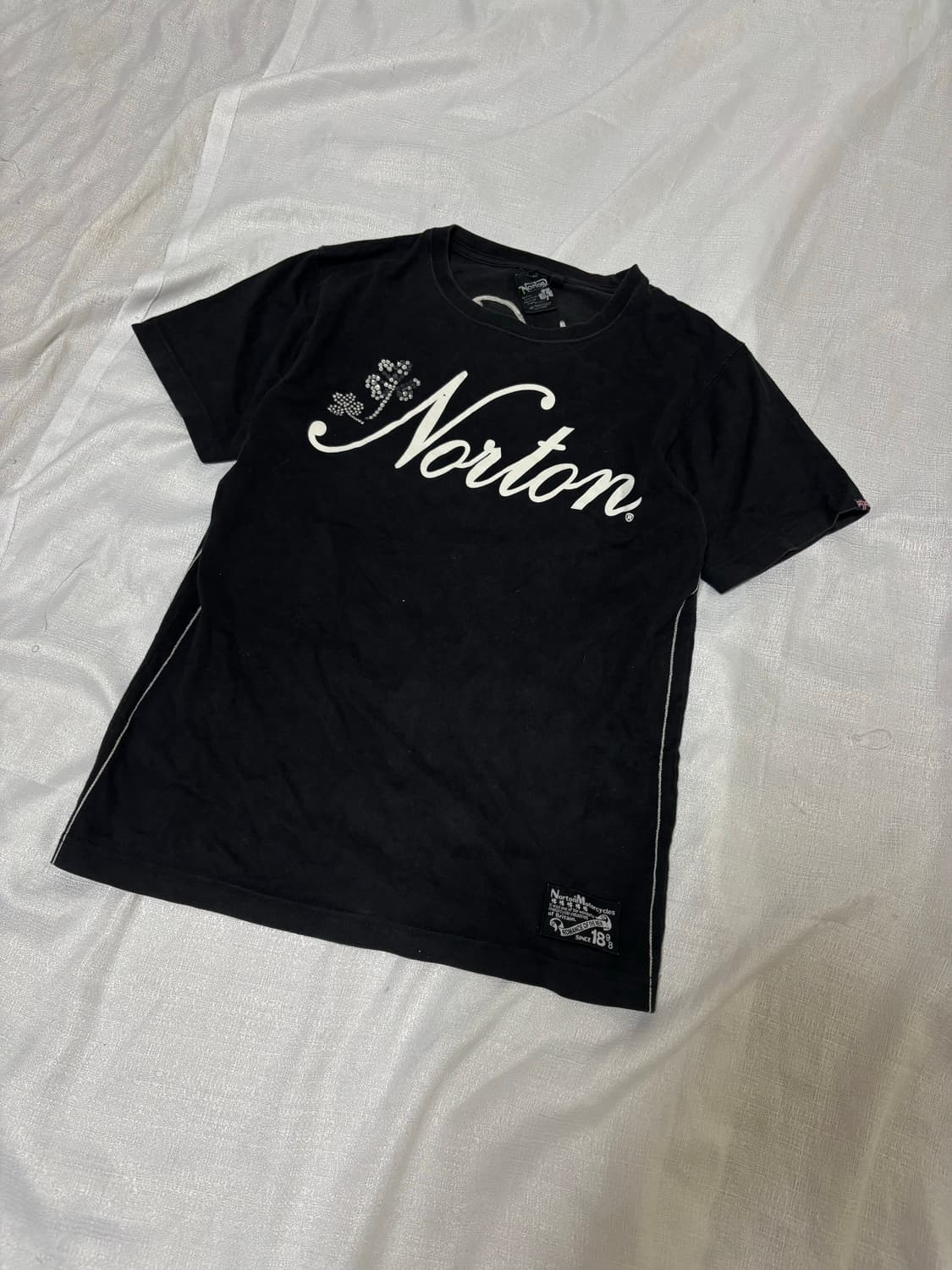 “Norton” Y2K& Biker Mood Print tee 상품이미지5