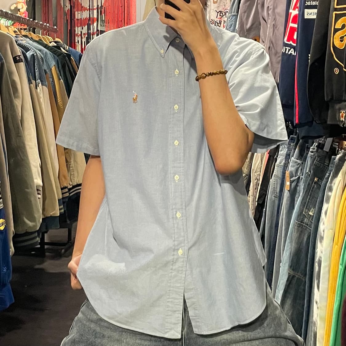 [IM] Polo 폴로 블루 반팔셔츠 상품이미지2