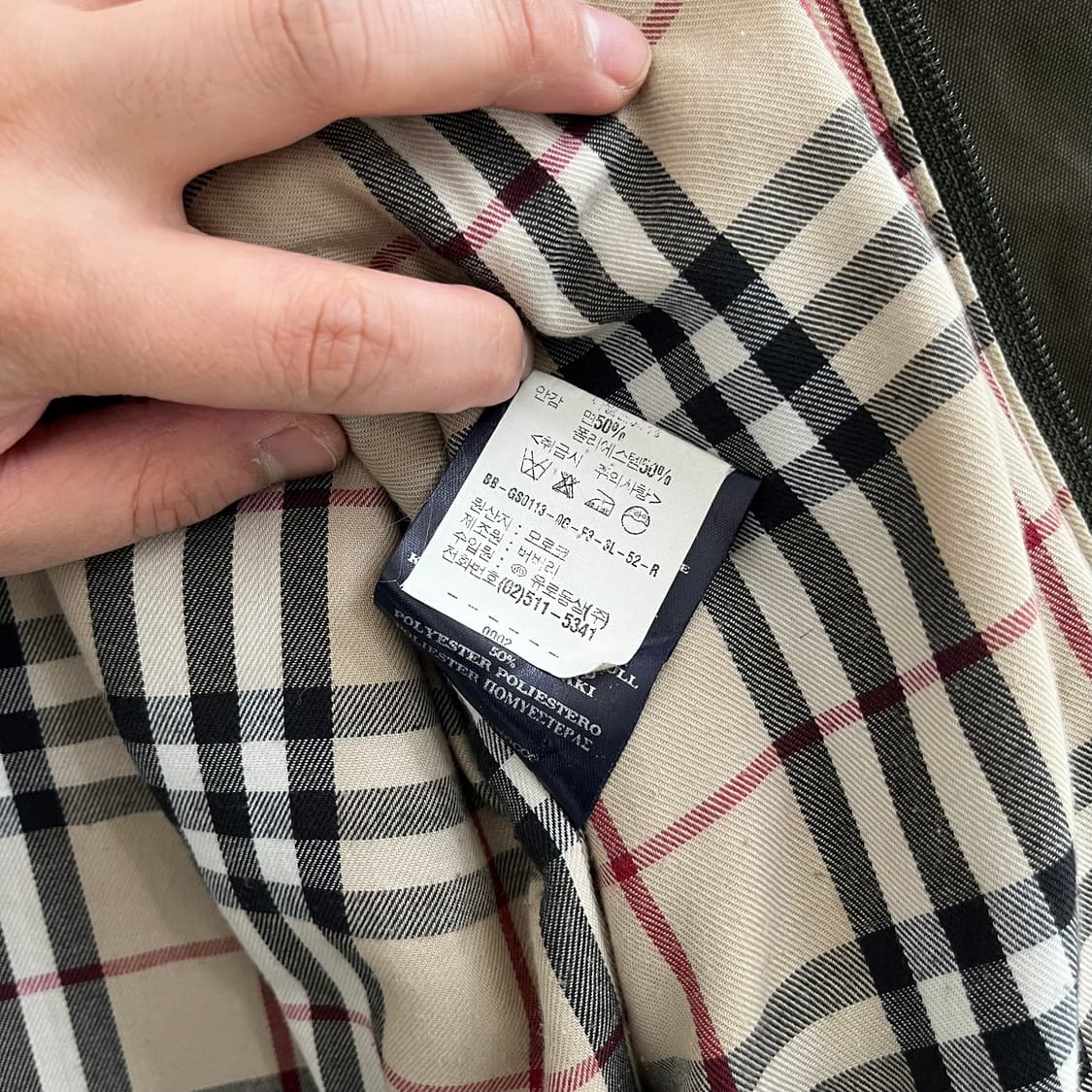 Burberry Half Single Coat 상품이미지6