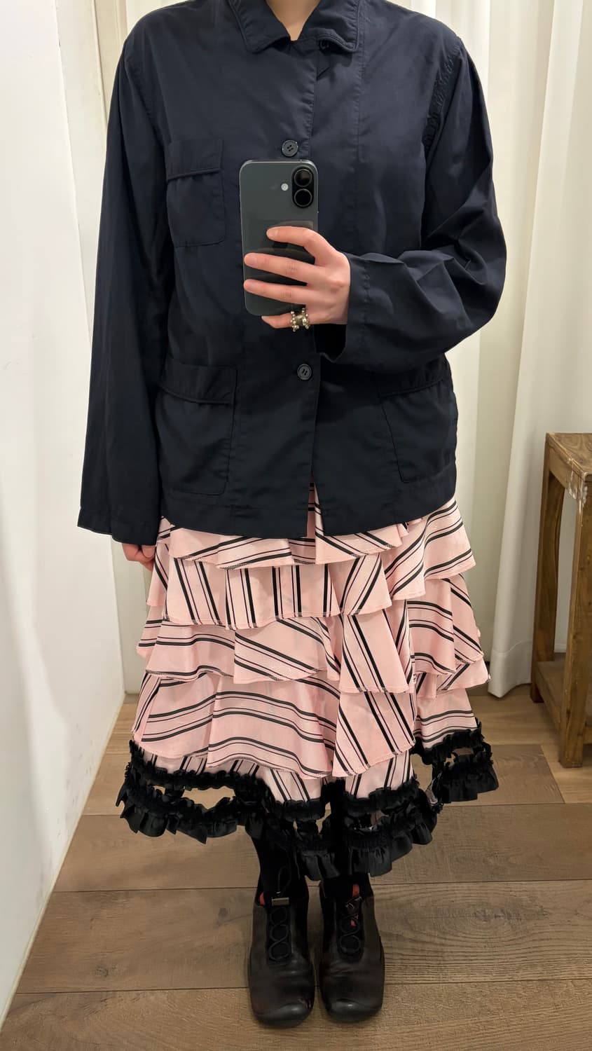 Floral Jacquard Lace Interruption Skirt  상품이미지2