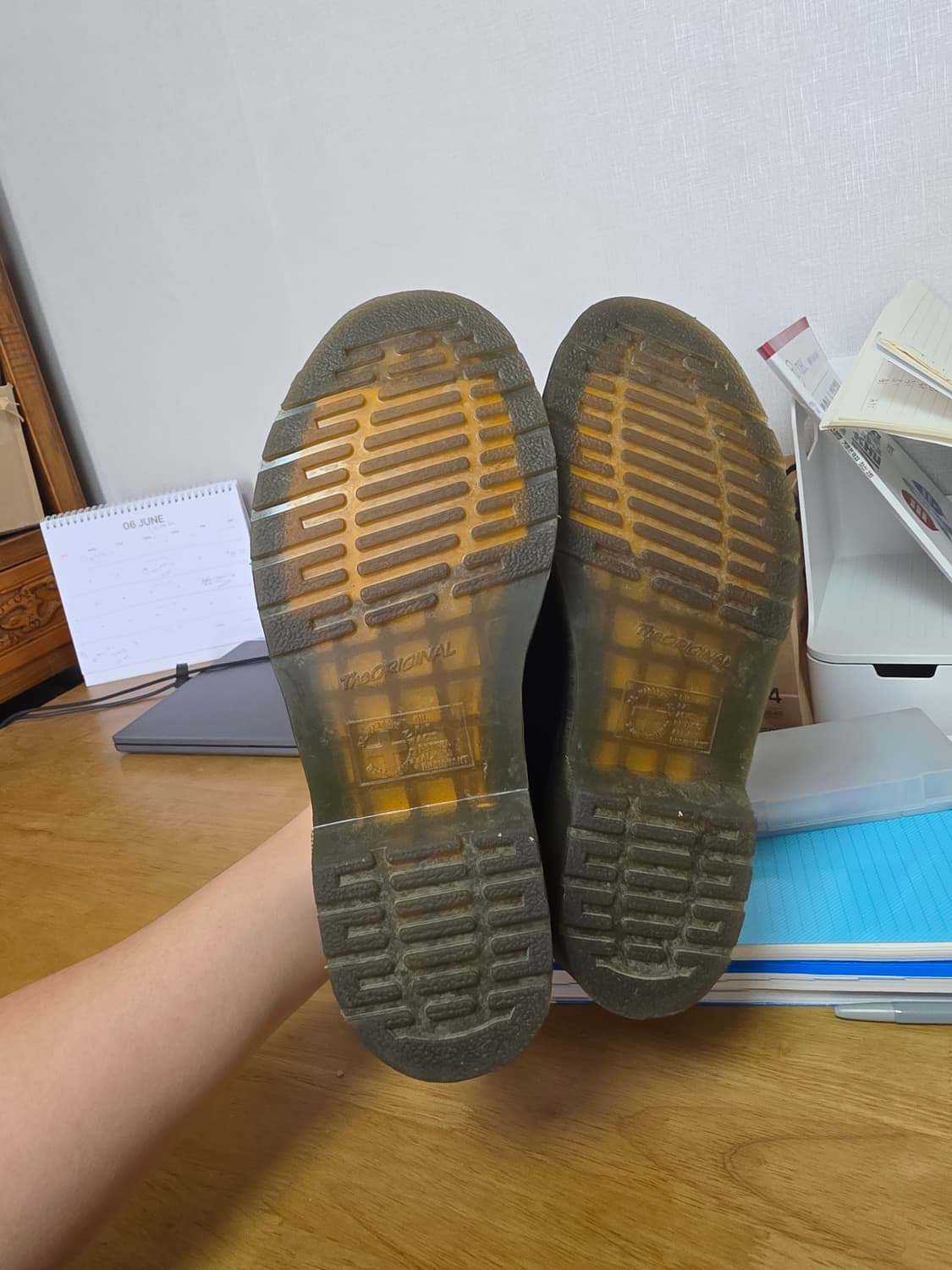 (새상품 급)닥터마틴 스무스1461 블랙 검정 270 260 265 구두 상품이미지3
