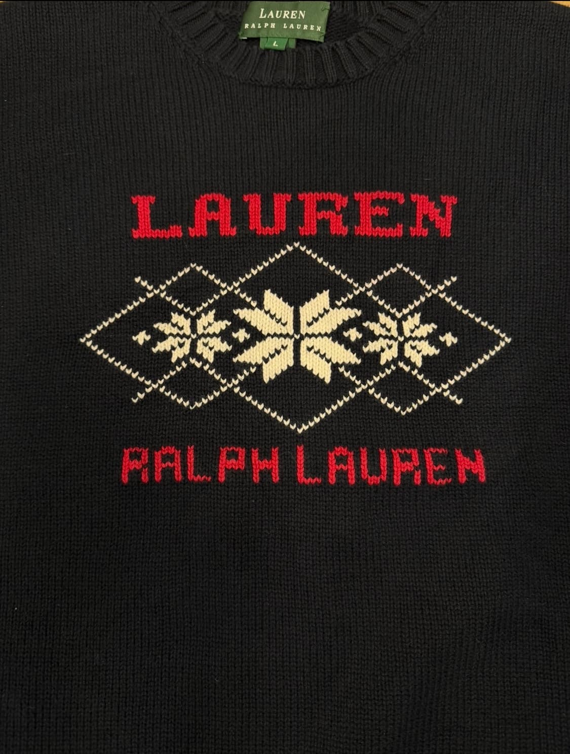 90‘s Ralph Lauren Nordic Logo Sweater 상품이미지5