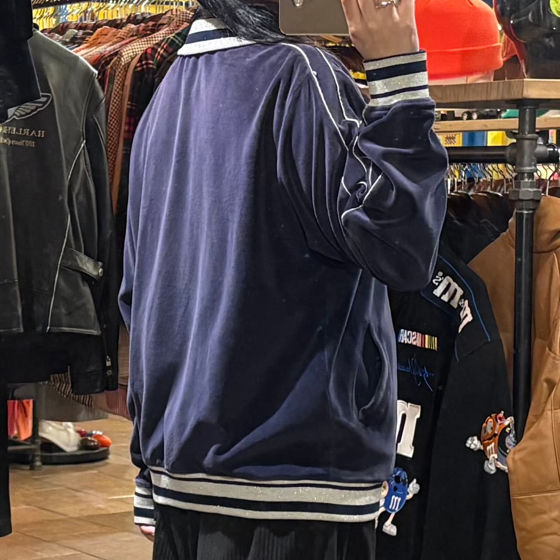 [HI] VTG 벨벳져지 딥인디고 상품이미지5