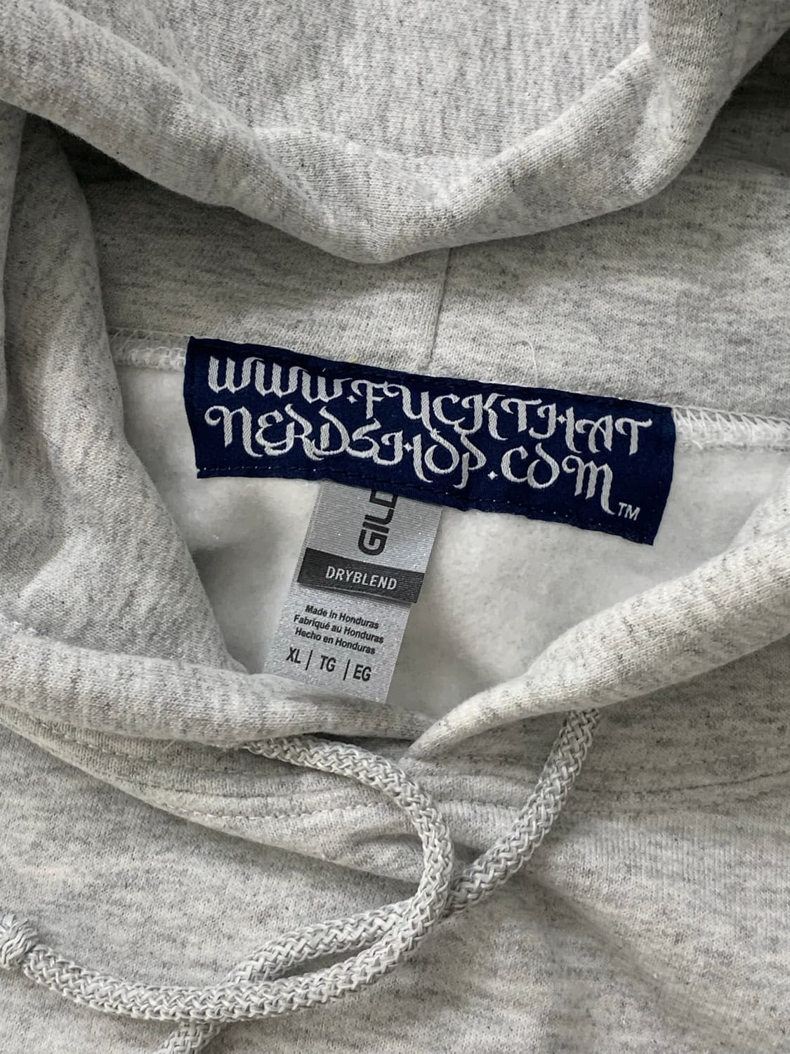 fuckthatnerdshop snitch hoodie 새상품 XL 상품이미지2