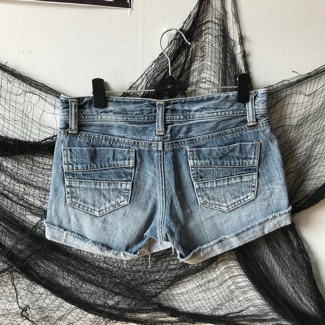 Zipper detailed denim shorts   상품이미지2