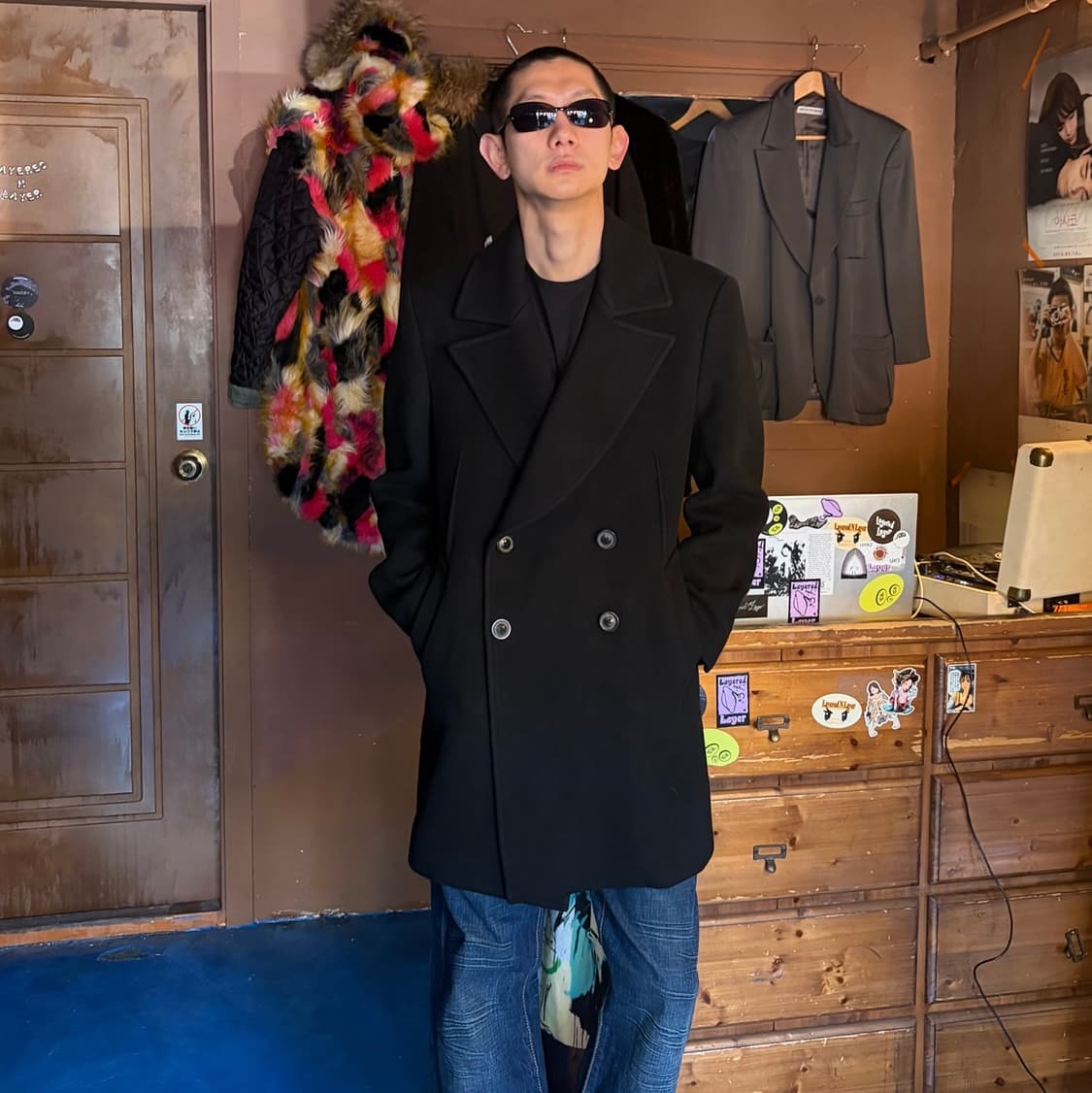 TIME HOMME WOOL ANGORA DOUBLE COAT 상품이미지1