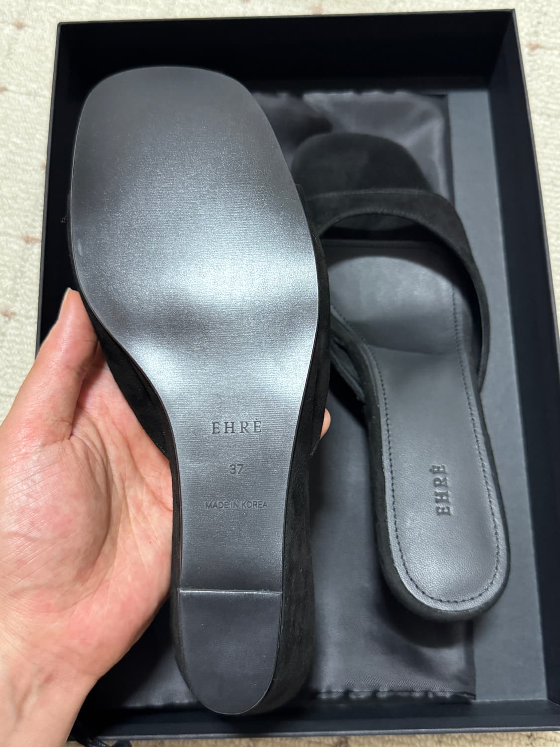Ehre Open Toe Wedge Mule 37 상품이미지3