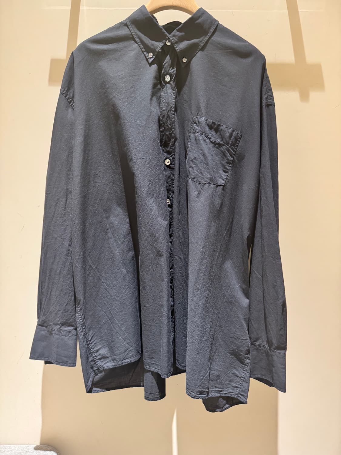 아워레가시 버로우드 셔츠 블랙 보일 상품이미지1