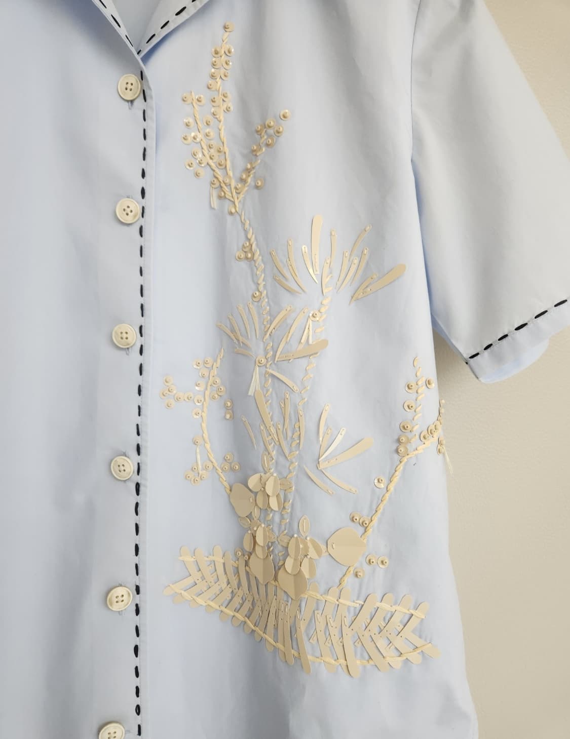 토리버치 엠브로더리 블라우스 셔츠 2사이즈(58~66가능) 상품이미지7