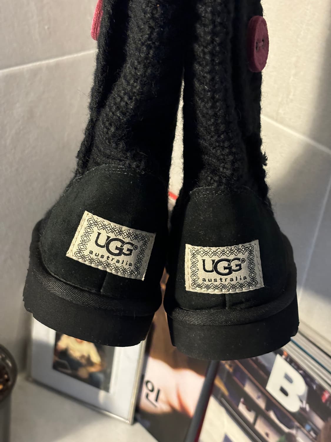 어그 버튼 니트 부츠 상품이미지6