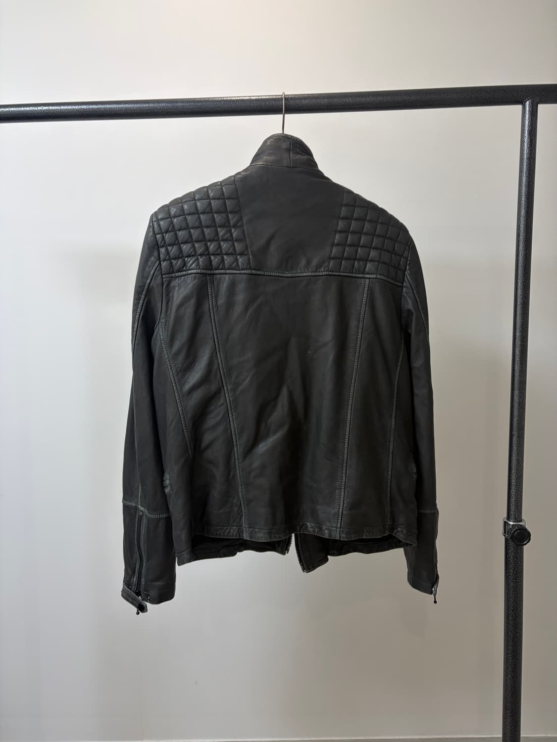 (L) Allsaints 올세인츠 바이커 라이더 가죽자켓 상품이미지4