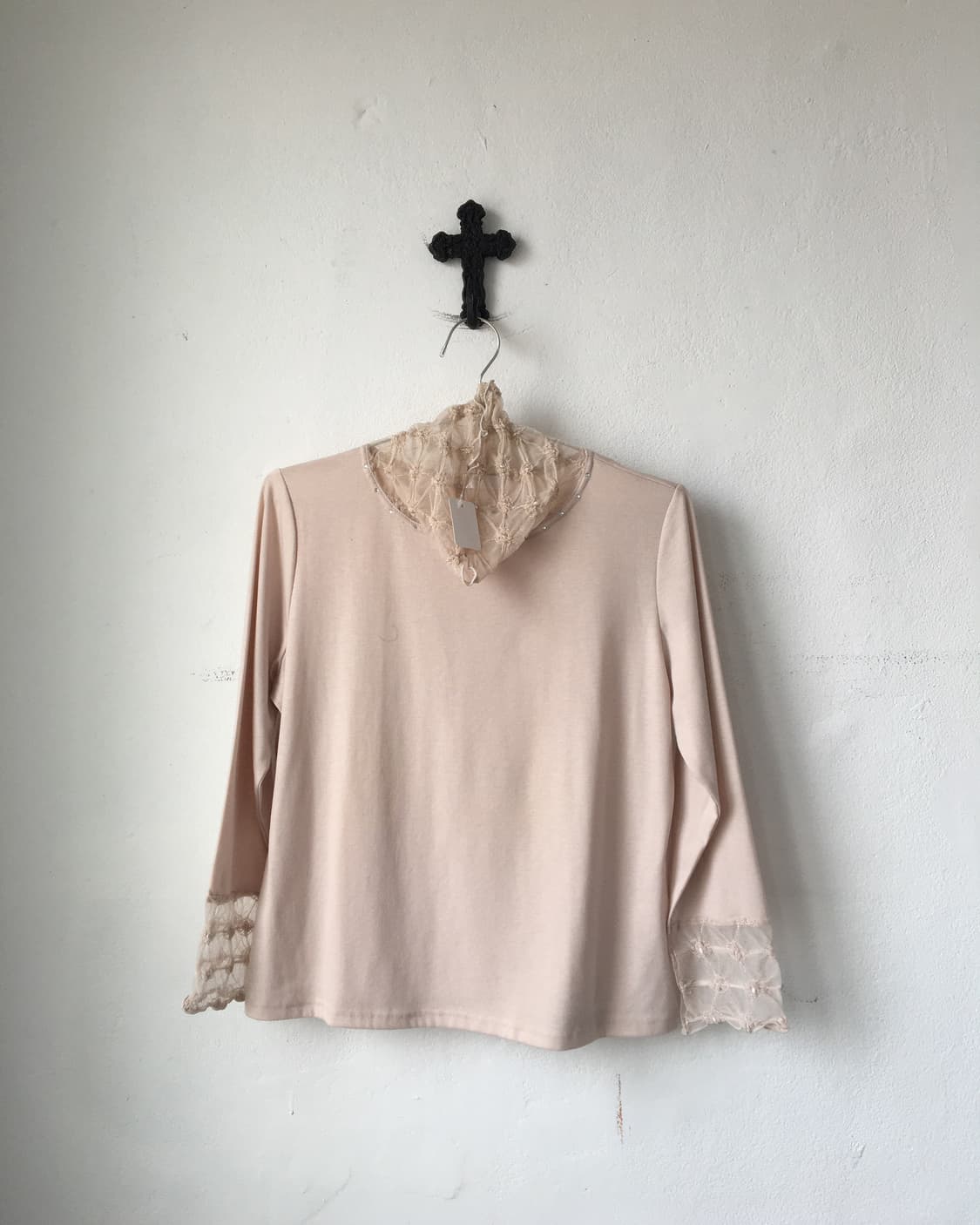 High neck trimming point sleeve 상품이미지1