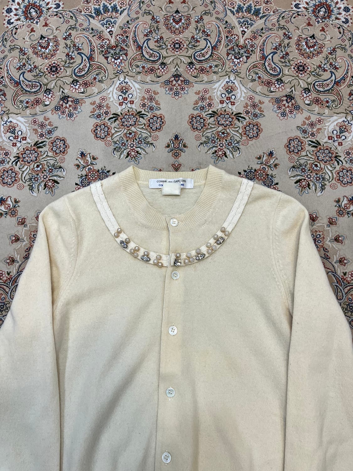 꼼데가르송 x 리지아디아즈 비즈 디테일 가디건 상품이미지2