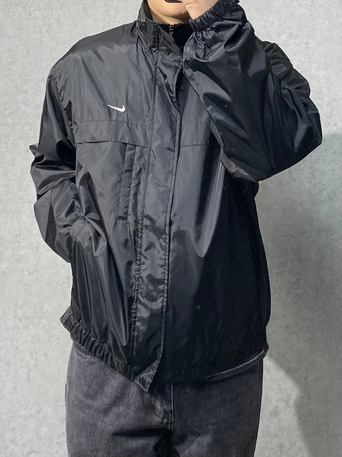 [XL] 00s Nike 나이키 골프 블랙 윈드브레이커 상품이미지10