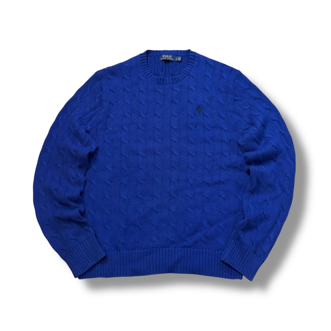 폴로 랄프로렌 블루 케이블 니트 상품이미지2
