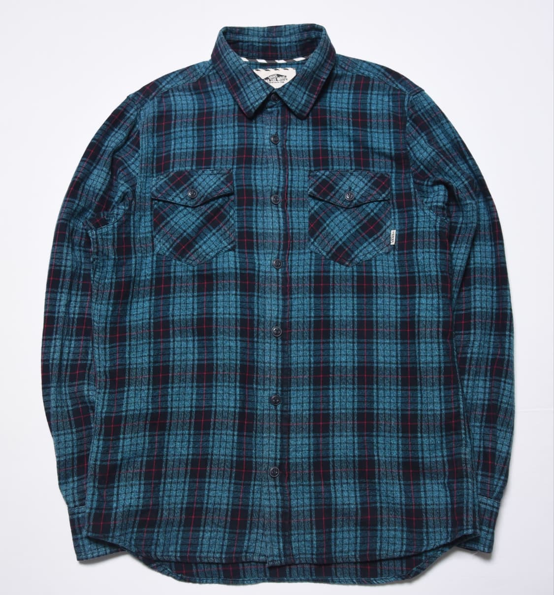 VANS 반스 체크 플란넬 셔츠 S 남성 90 캐주얼 상품이미지1