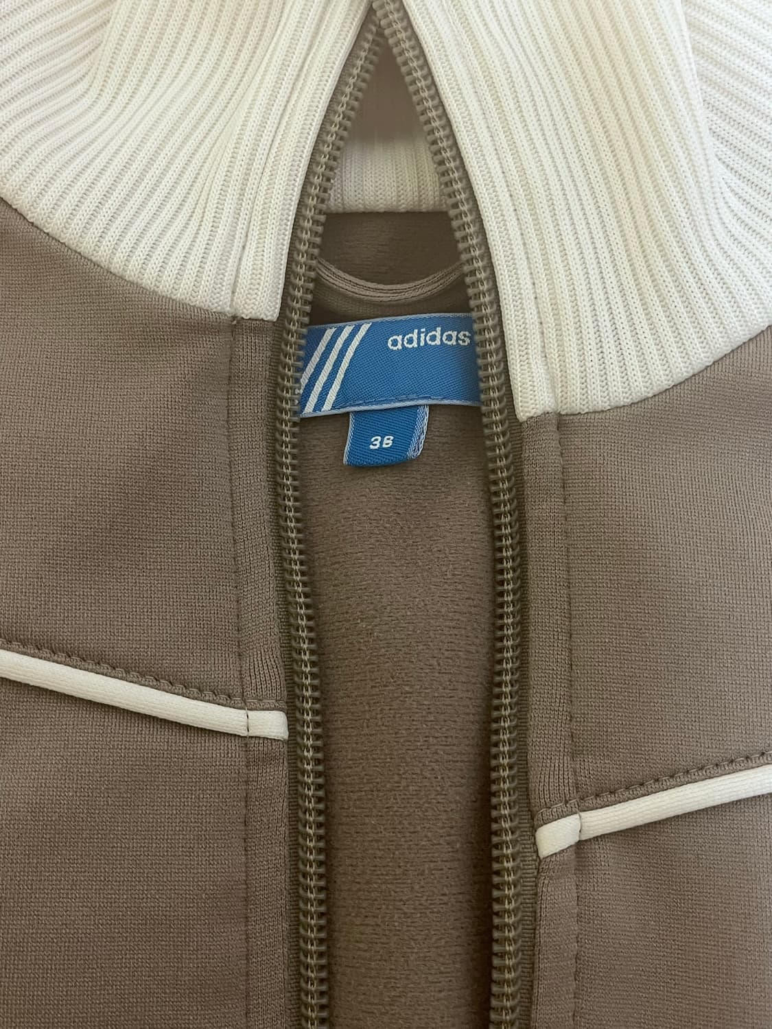 아디다스 빈티지 화이트 브라운 져지 상품이미지2