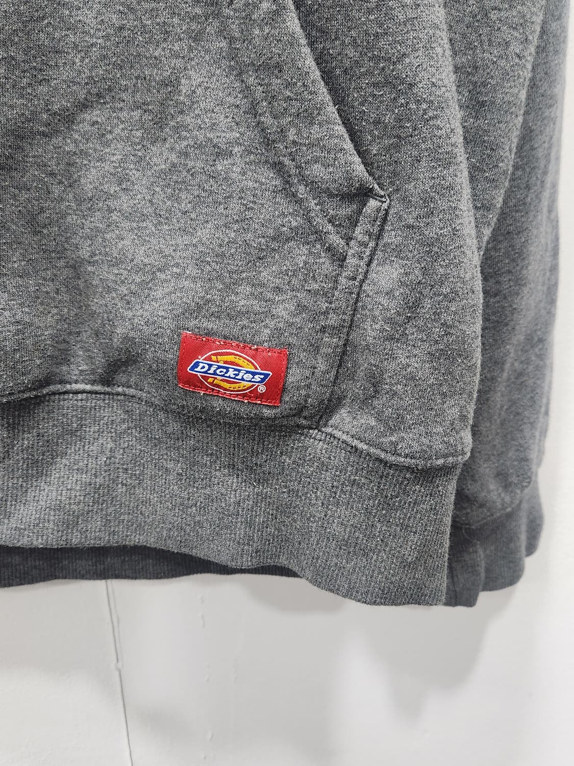 디키즈(Dickies)의 회색 기모 후드티 남녀공용 95사이즈 상품이미지3